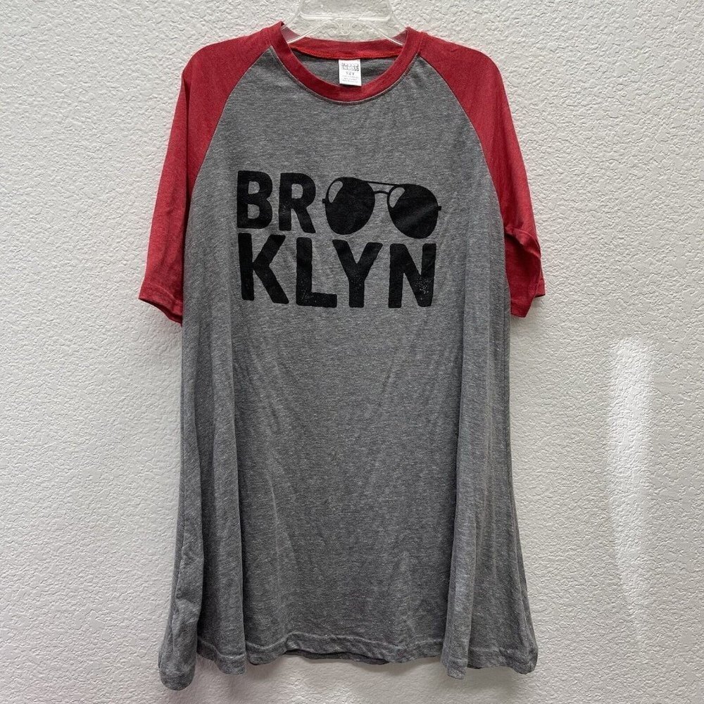 Urban Smalls Girls Size 12Y 12 Dress Tunic Raglan Sleeves BROOKLYN Shirt